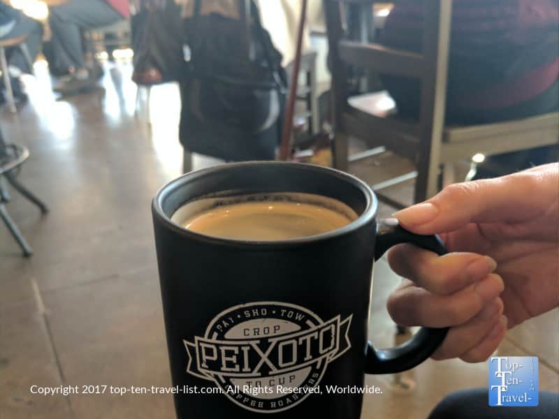 Americano at Peixoto Coffee in Chandler, Arizona 