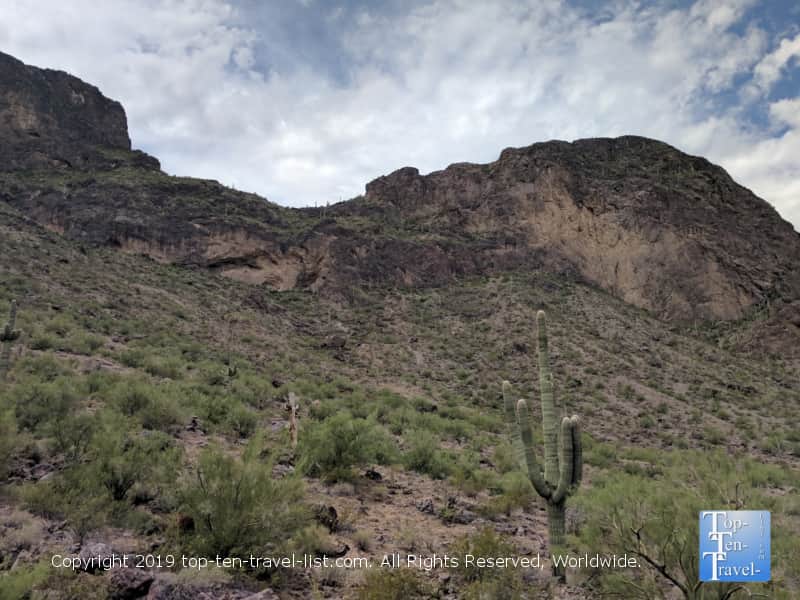Beautiful scenery at Picacho Peak State Park in Arizona