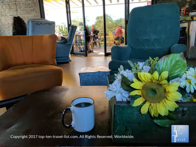 Cozy ambiance at Sip coffeebar in Scottsdale