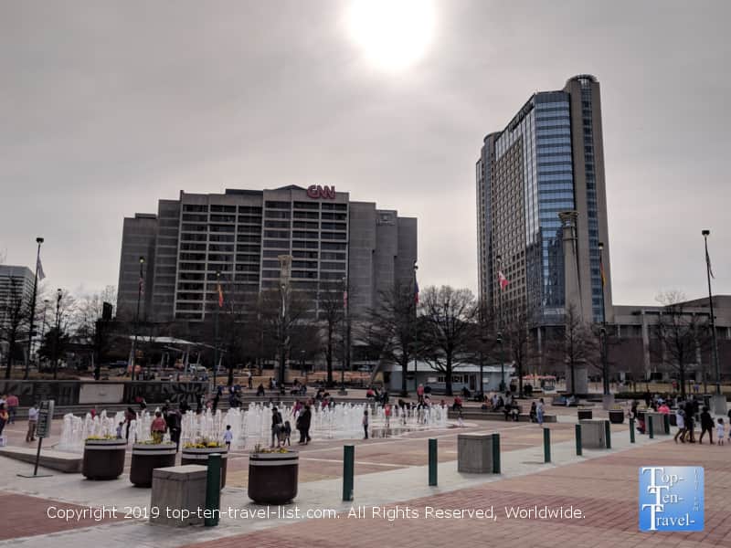Fountain show at Centennial Olympic Park in Atlanta, GA