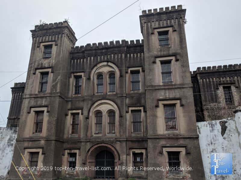 Historic haunted jail in downtown Charleston, SC
