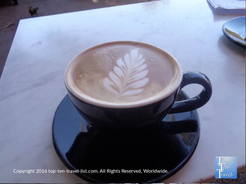 Mocha at Altitudes Coffee Lab in Scottsdale, Arizona 