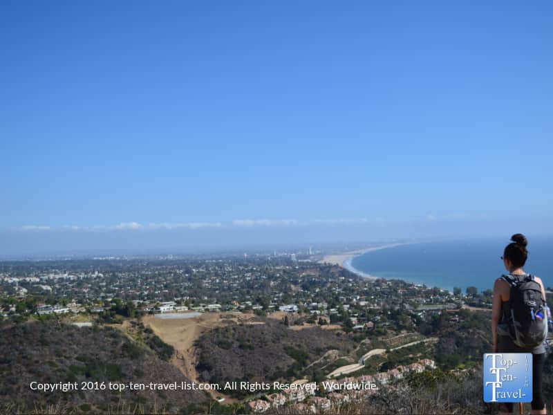 Views from the Los Liones trail in Los Angeles