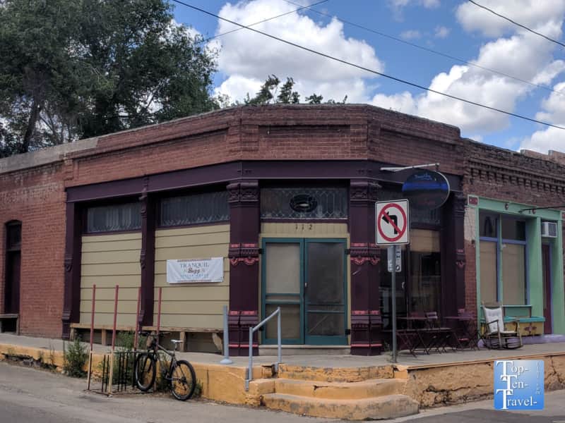 Tranquilbuzz Coffeehouse in ecentric downtown Silver City, New Mexico