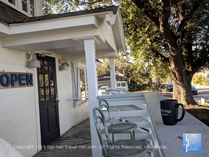 Vintage coffee shop in Mt. Pleasant, South Carolina