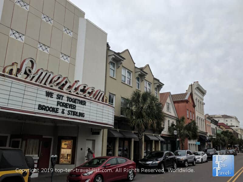 American Theater Notebook filming location in Charleston, South Carolina