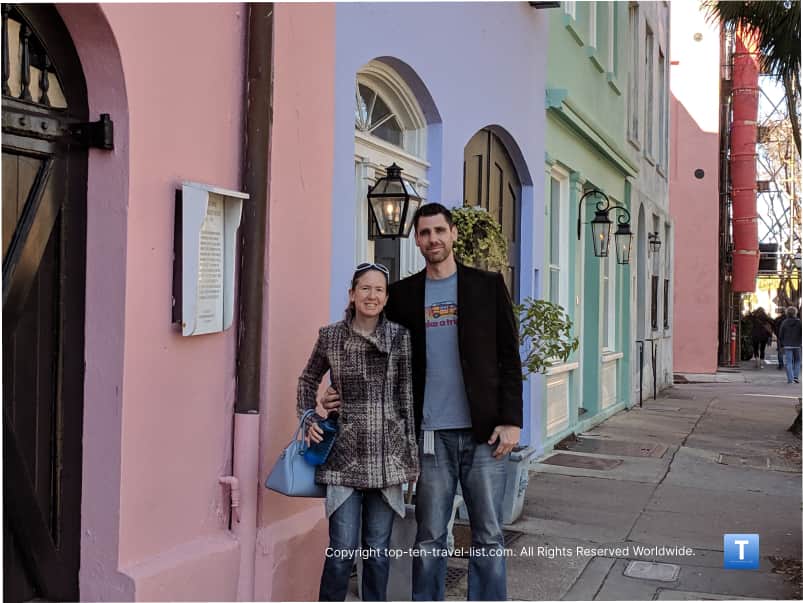 Rainbow Row in Charleston