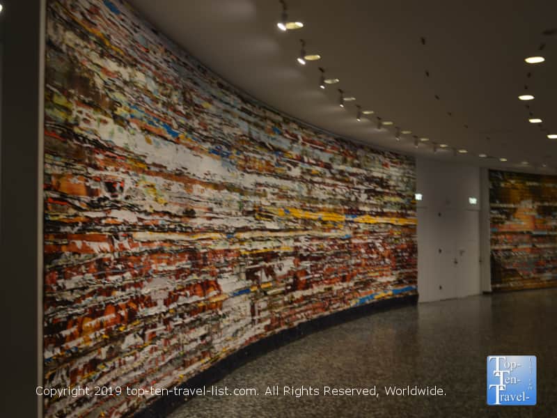 Colorful artwork at the Hirshhorn museum in Washington D.C.