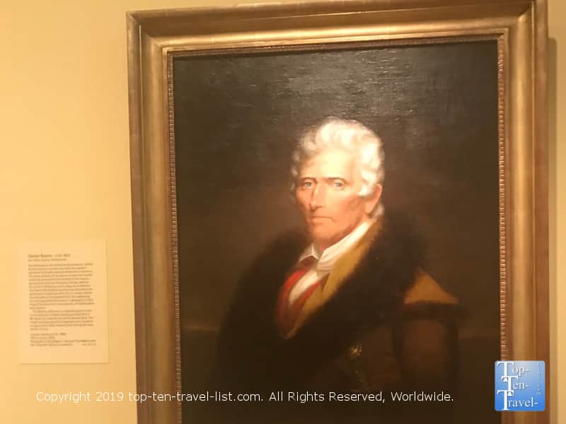 Daniel Boone portrait at the Smithsonian