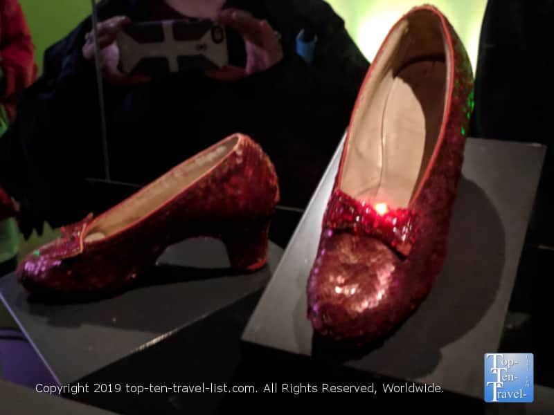 Ruby slippers at Smithsonian History Museum