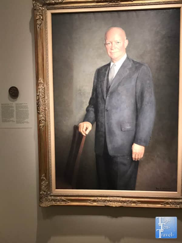 Dwight D. Eisenhower portrait at the Smithsonian Portrait Gallery in DC