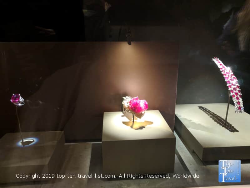 Rubies at the Smithsonian Museum of Natural History in D.C. 