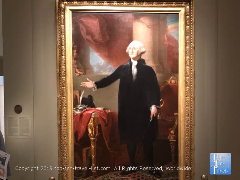 George Washington portrait at The National Portrait Gallery in Washington D.C.