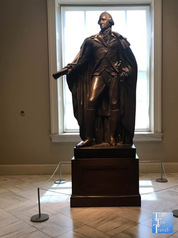 Sculpture at the National Portrait Gallery in D.C.