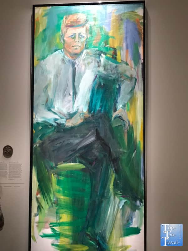 JFK portrait at the National Portrait Gallery in DC