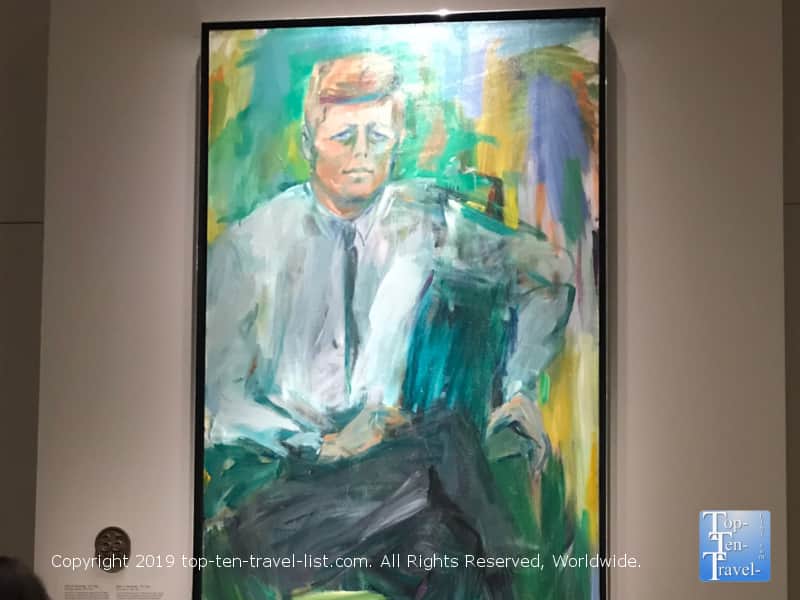 JFK portrait at the Smithsonian Portrait Gallery in D.C.
