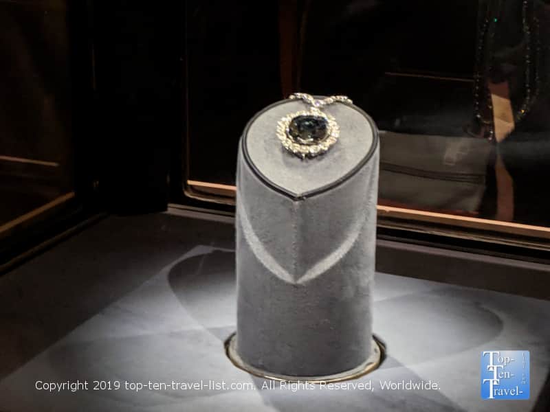 The hope diamond in Washington D.C.