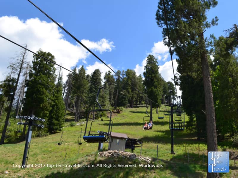 Scenic lift ride at Mt Lemmon