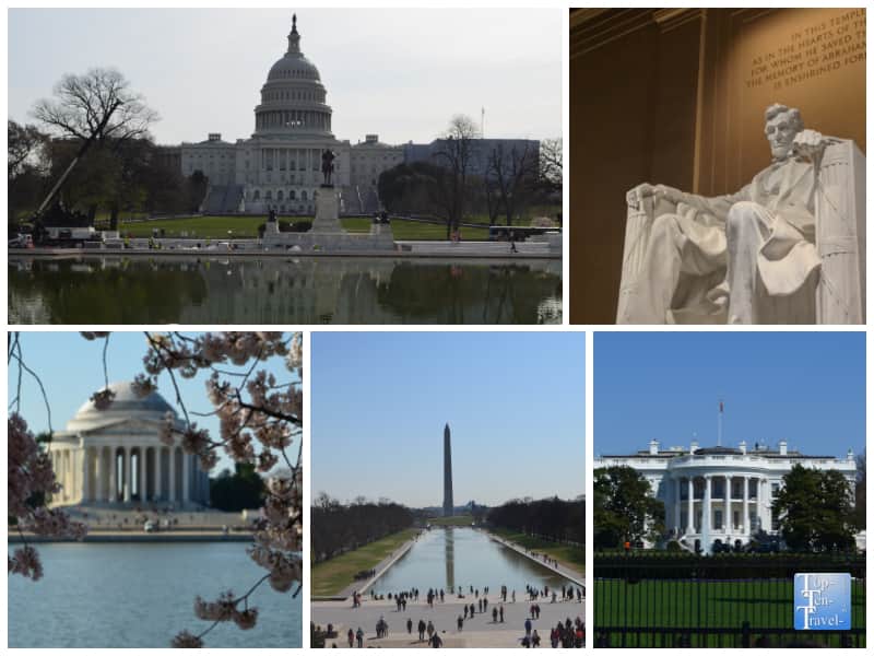 Historical sites in Washington D.C.