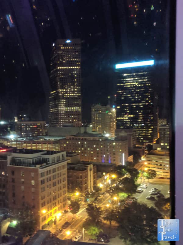 Views of Atlanta from the SkyView Ferris Wheel