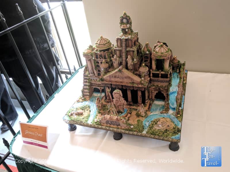 Atlantis gingerbread house at the Omni Grove Park Inn in Asheville