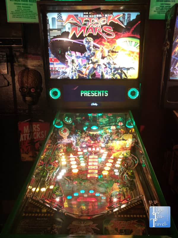 Attack from Mars pinball machine