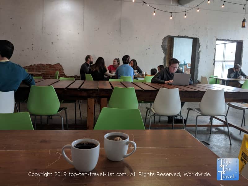Coffee at Hodgepodge in Atlanta, Georgia