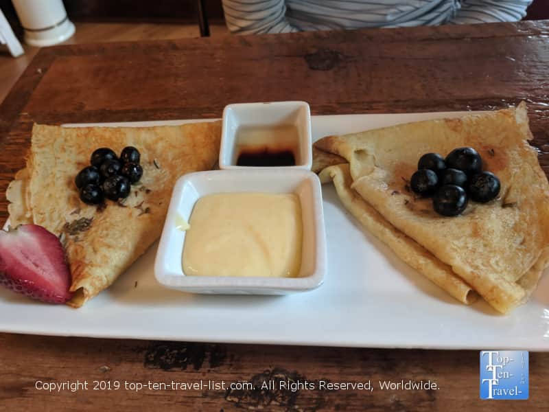 Grove Street crepe at The Crepe Factory in Spartanburg, South Carolina