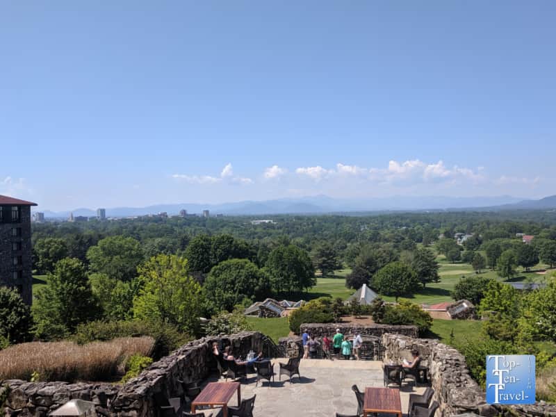 Mountain views from the Omni Grove Park Inn