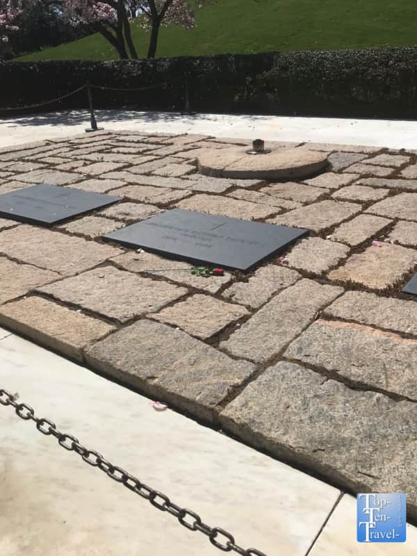 JFK gravesite at Arlington National Cemetery