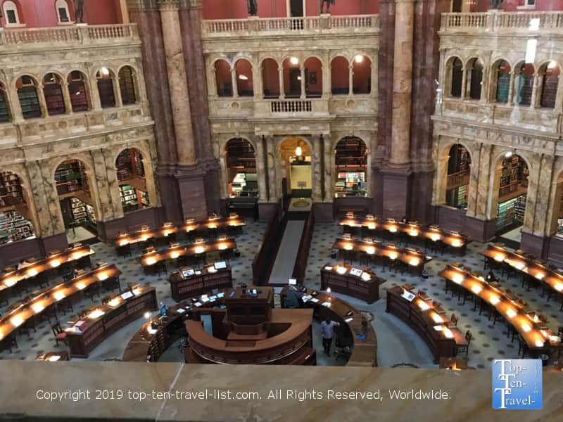 The beautiful Library of Congress in DC