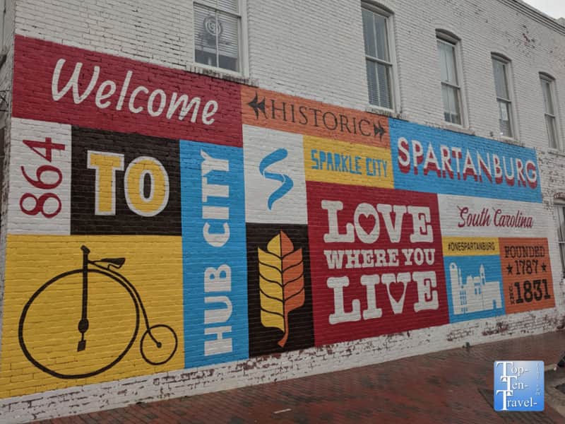 Spartanburg, South Carolina mural