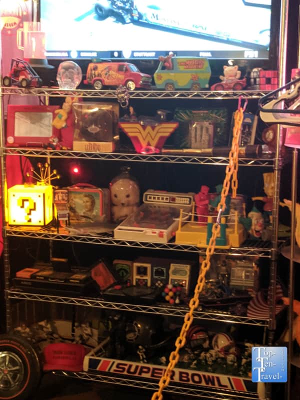 80s toys at the Asheville Pinball Museum