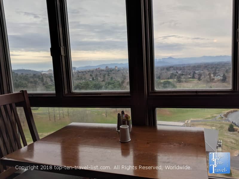 Mountain views from the Omni Grove Park Inn