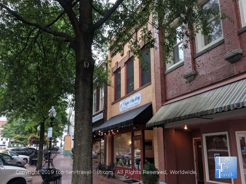 The Crepe Factory in downtown Spartanburg, South Carolina