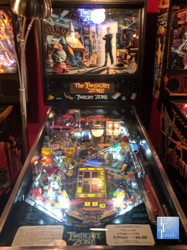 Twilight Zone pinball machine in Asheville
