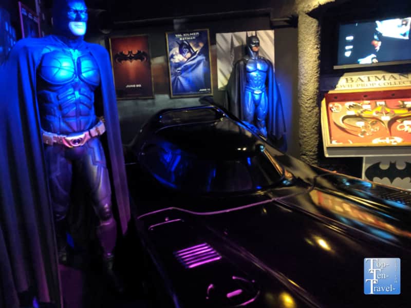 Batmobile from Batman Returns at the Hollywood Stars Cars Museum in Gatlinburg, Tennessee