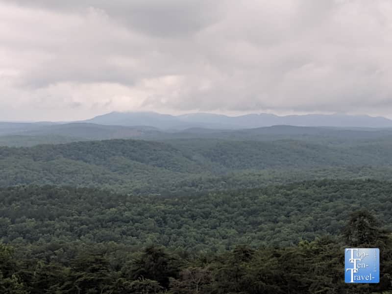 Beautiful views at the Bald Rock Heritage Preserve in Upstate South Carolina