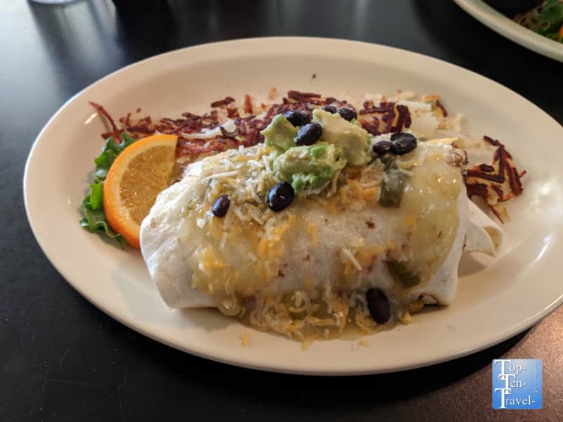Tasty burro at Bisbee Breakfast Club