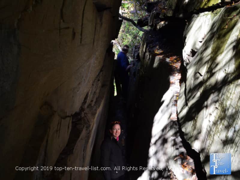 Devil's Kitchen at Caesars Head State Park in Upstate South Carolina 