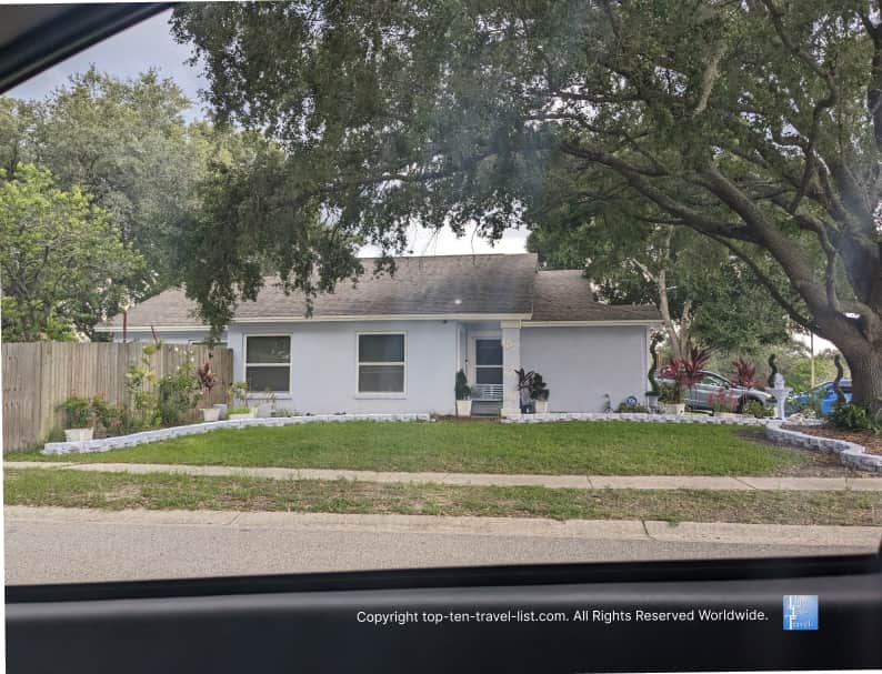 Edward Scissorhands house in Lutz, Florida