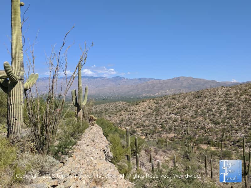 Gates Pass overlook in Tucson, Arizona