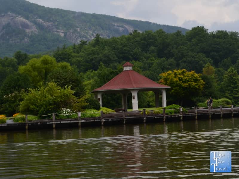 Gazebo at Morse Park in Lake Lure, North Carolina