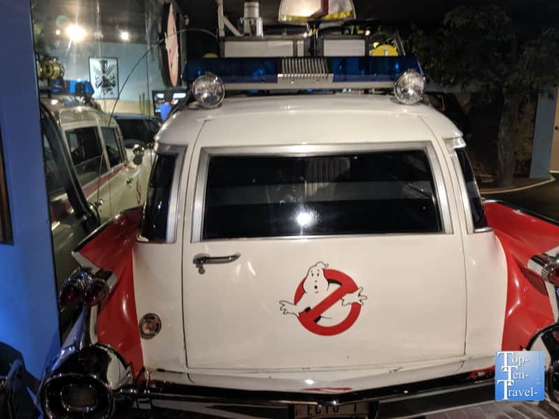 Ghostbusters Ecto 1 at the Hollywood Stars Cars Museum in Gatlinburg, Tennessee