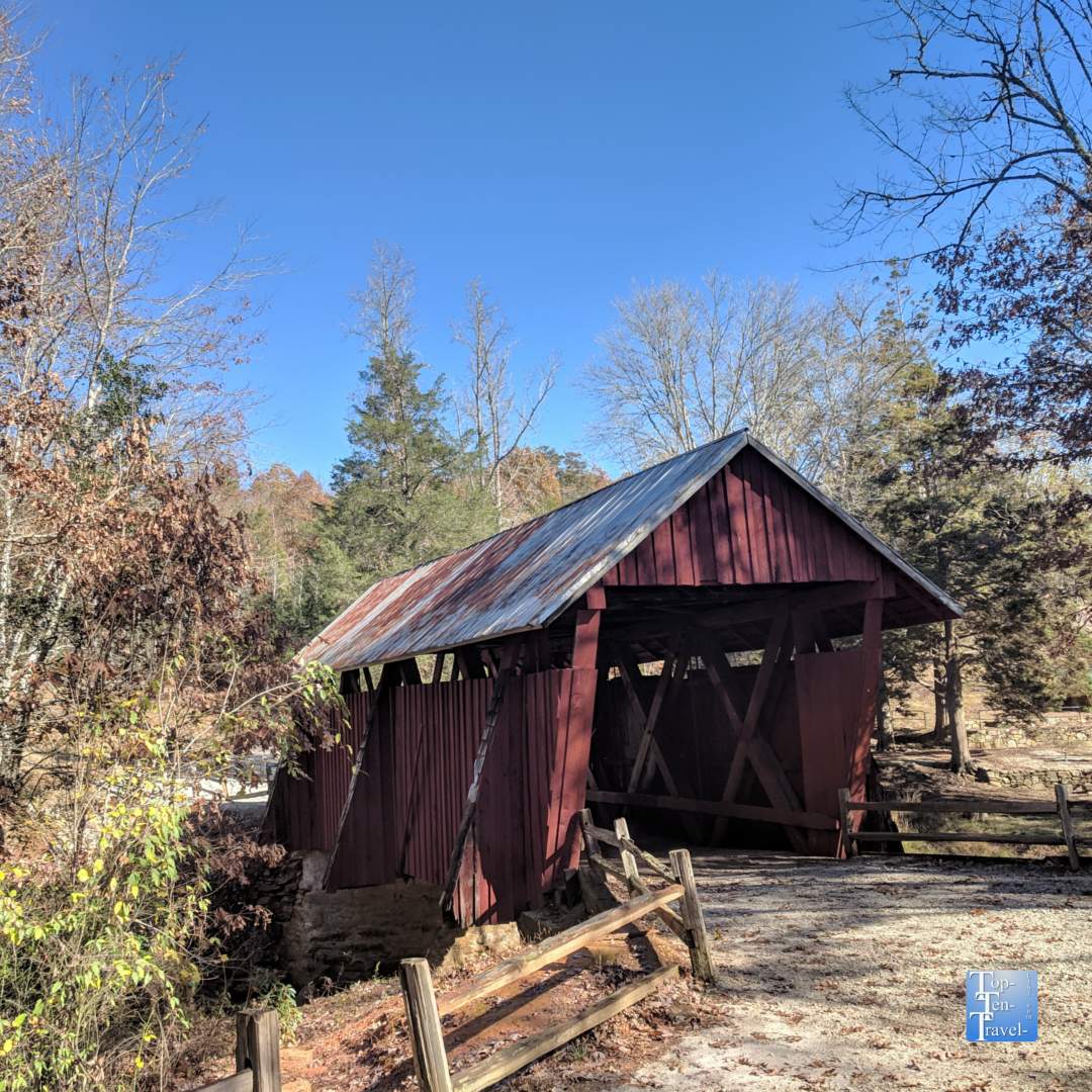 The last standing covered bridge in South Carolina