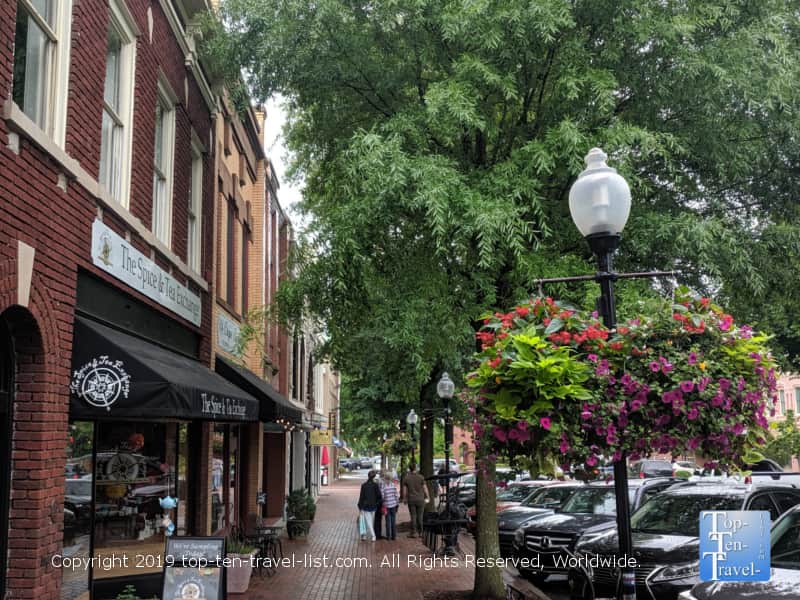 Main Street downtown Spartanburg, South Carolina