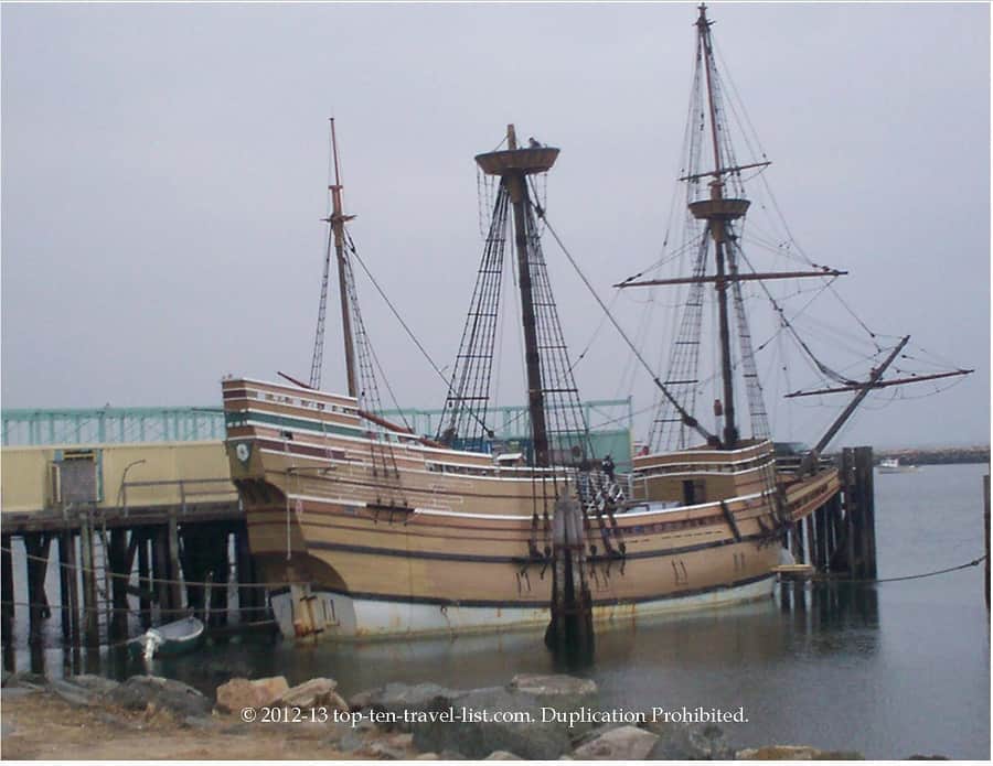 Mayflower replica in Plymouth, Massachusetts