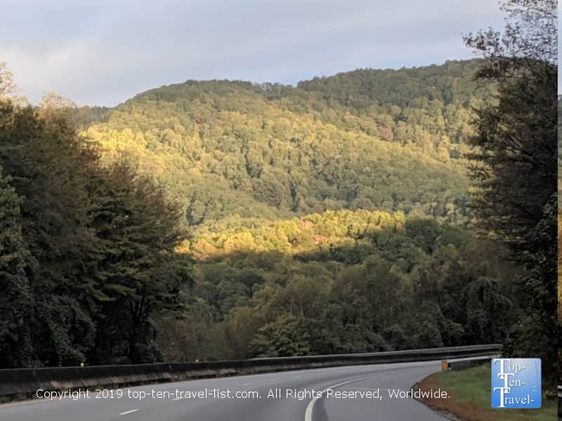 Mountain scenery near Greenville