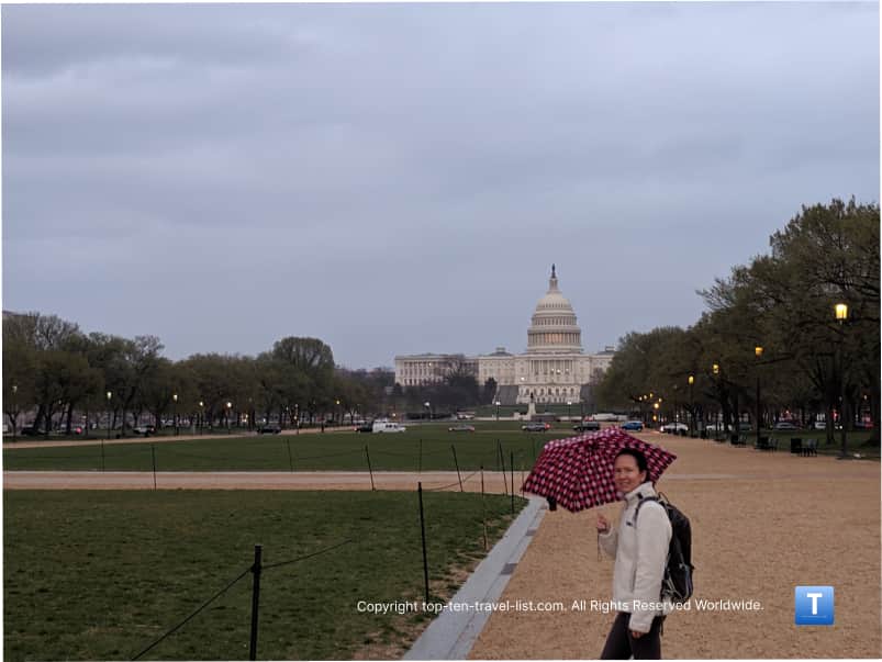 Exploring on a rainy day in D.C.