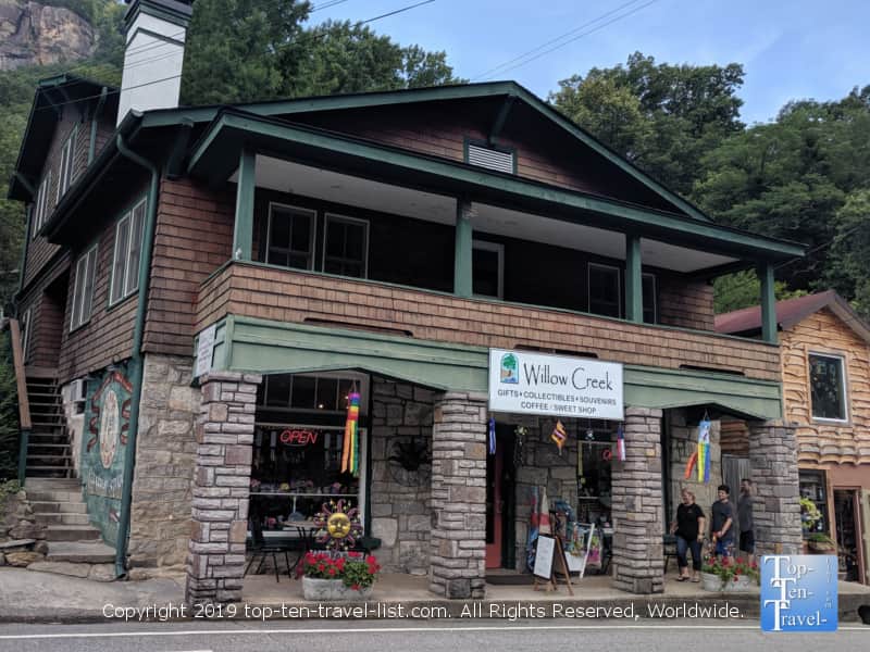 Souvenir shop at Chimney Rock Village